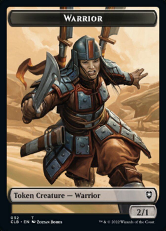 Warrior // Inkling Double-Sided Token [Commander Legends: Battle for Baldur's Gate Tokens] | Good Games Modbury