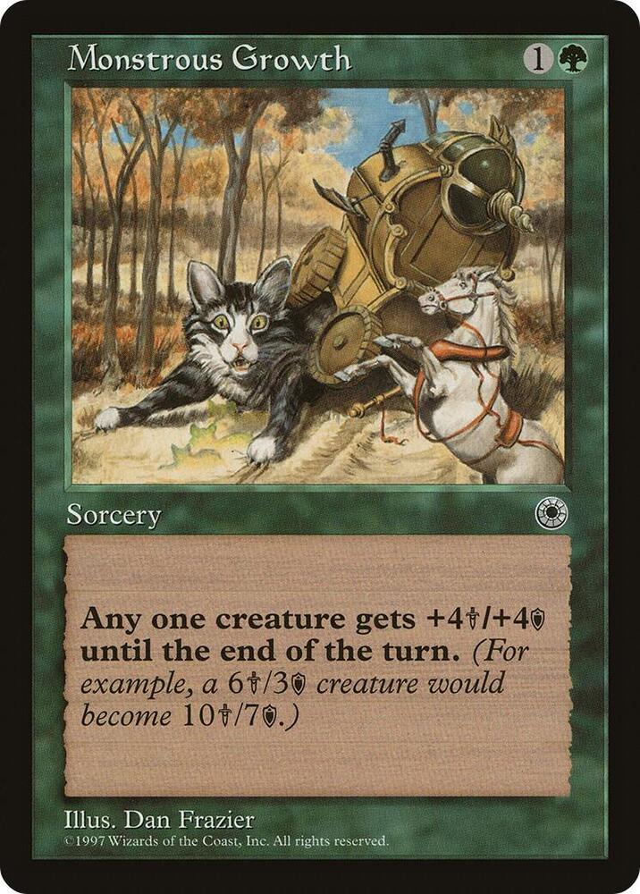 Monstrous Growth (misprint) 173†/243 (Portal)  | Good Games Modbury