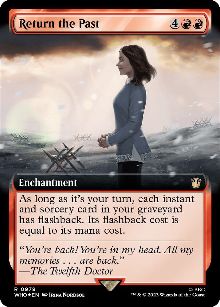 Return the Past 979/331 (Universes Beyond: Doctor Who)  - Extended Art Surge Foil | Good Games Modbury