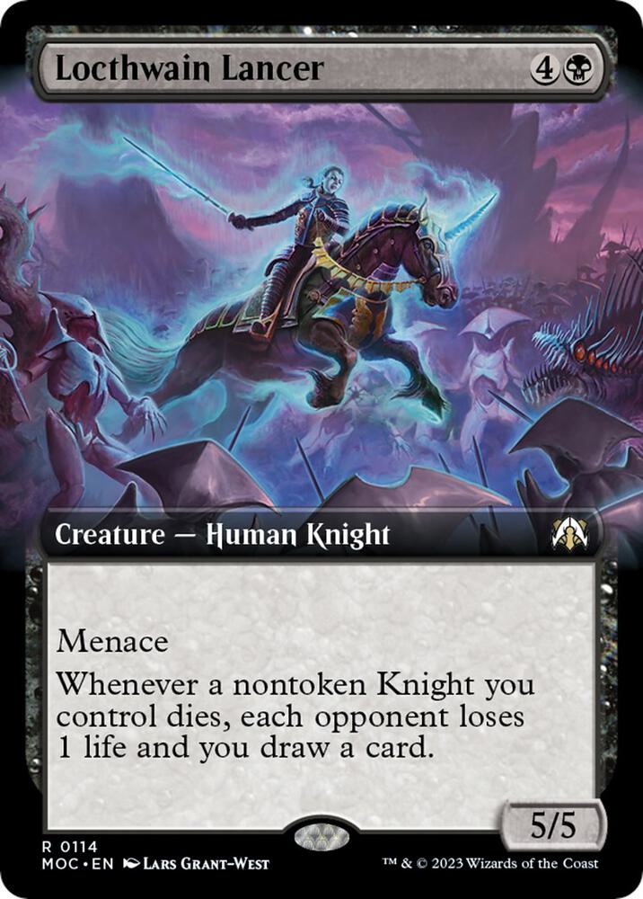 Locthwain Lancer 114/444 (Commander: March of the Machine)  - Extended Art | Good Games Modbury