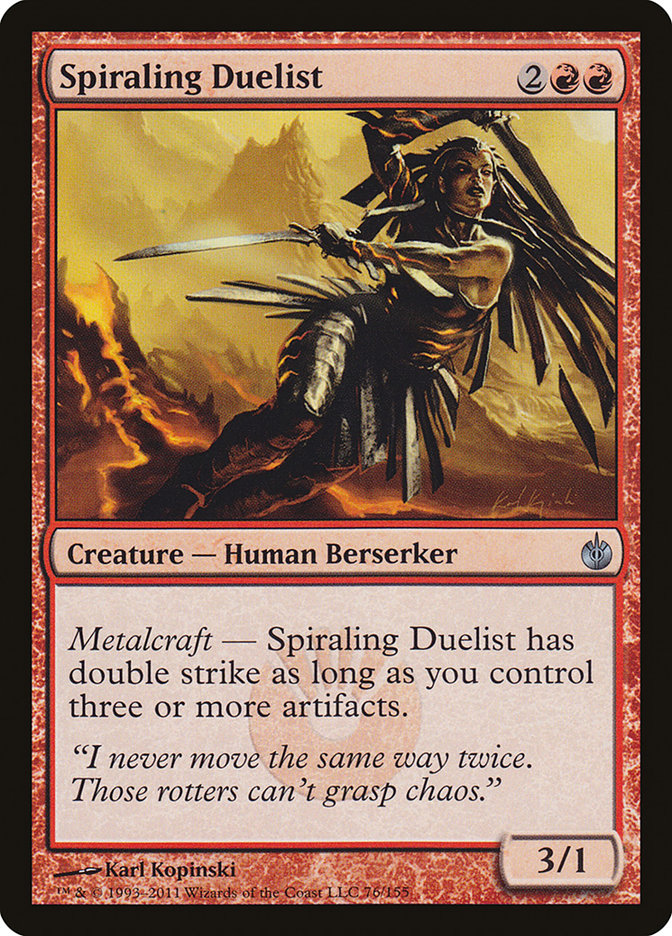 Spiraling Duelist 76/155 (Mirrodin Besieged)  | Good Games Modbury