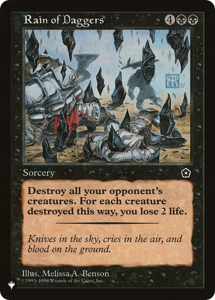 Rain of Daggers P02-85/5075 (The List Reprints)  | Good Games Modbury