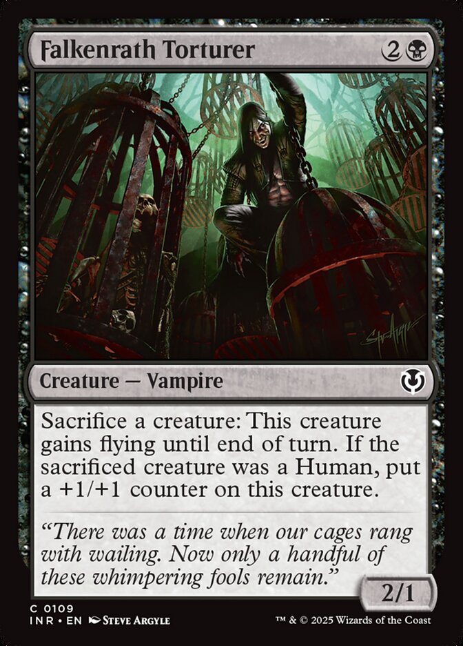 Falkenrath Torturer 109/287 (Innistrad Remastered)  | Good Games Modbury
