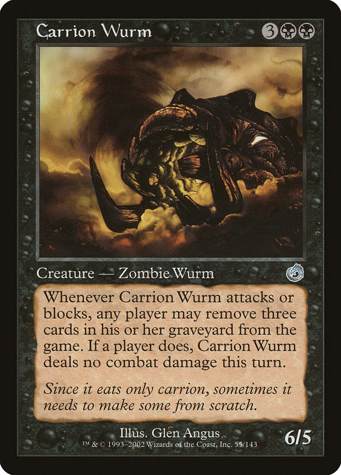 Carrion Wurm 55/143 (Torment)  - Foil | Good Games Modbury