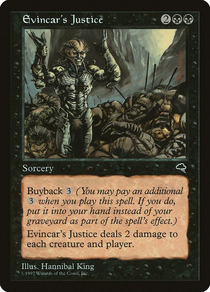 Evincar's Justice 134 (Tempest)  | Good Games Modbury