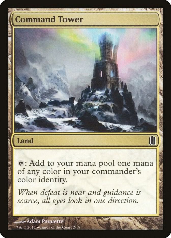 Command Tower 2/18 (Commander's Arsenal)  - Foil | Good Games Modbury