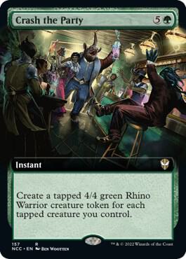 Crash the Party Extended Art 157 (Commander: Streets of New Capenna)  | Good Games Modbury