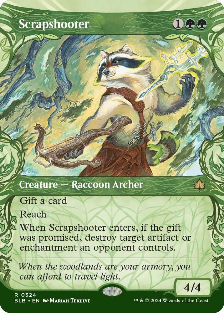Scrapshooter 324 (Bloomburrow)  - Showcase Foil | Good Games Modbury
