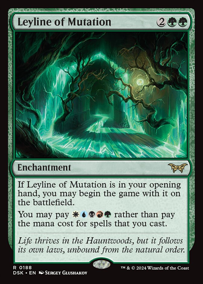 Leyline of Mutation 188/286 (Duskmourn: House of Horror)  - Foil | Good Games Modbury