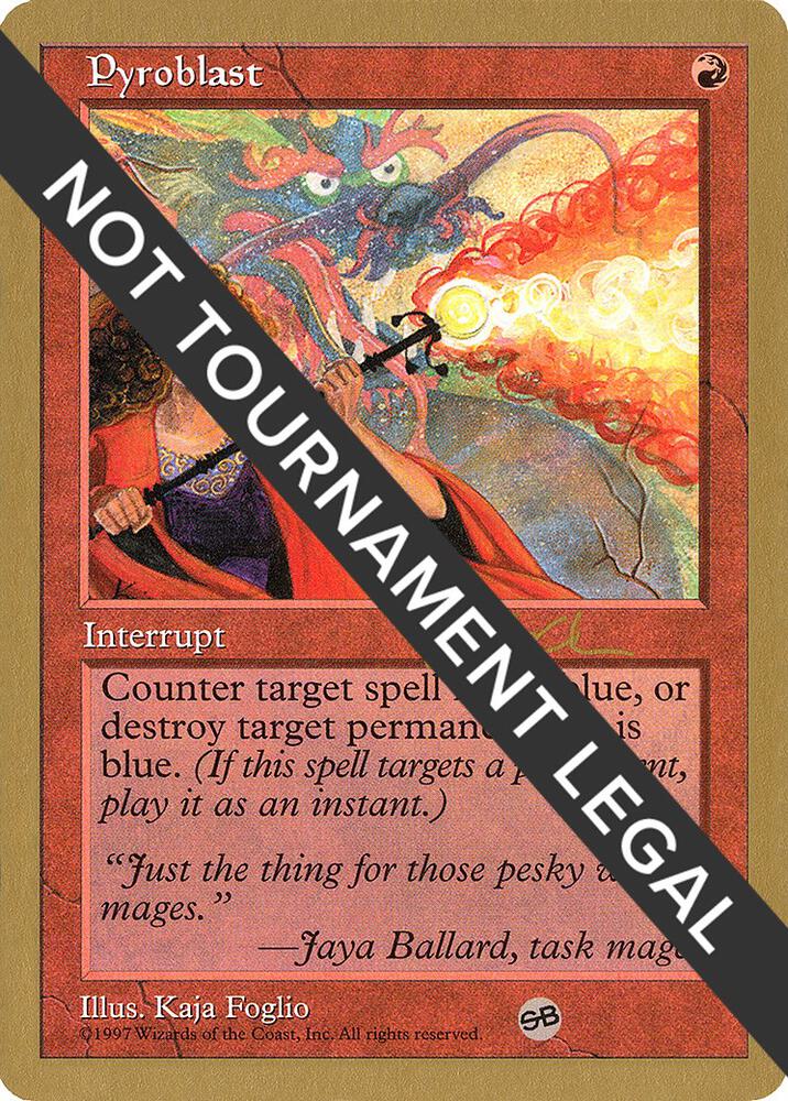 Pyroblast 1997 Paul McCabe 5ED SB pm262sb/131 (World Championship Decks)  | Good Games Modbury