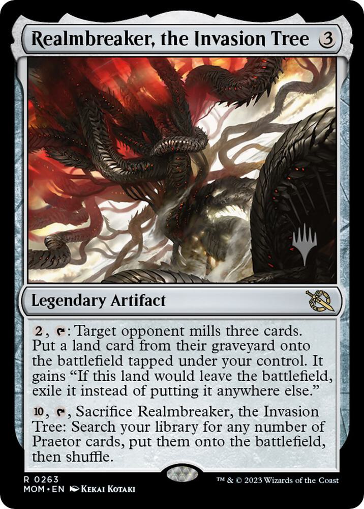 Realmbreaker the Invasion Tree 263 (Promo Pack: March of the Machine)  - Foil | Good Games Modbury