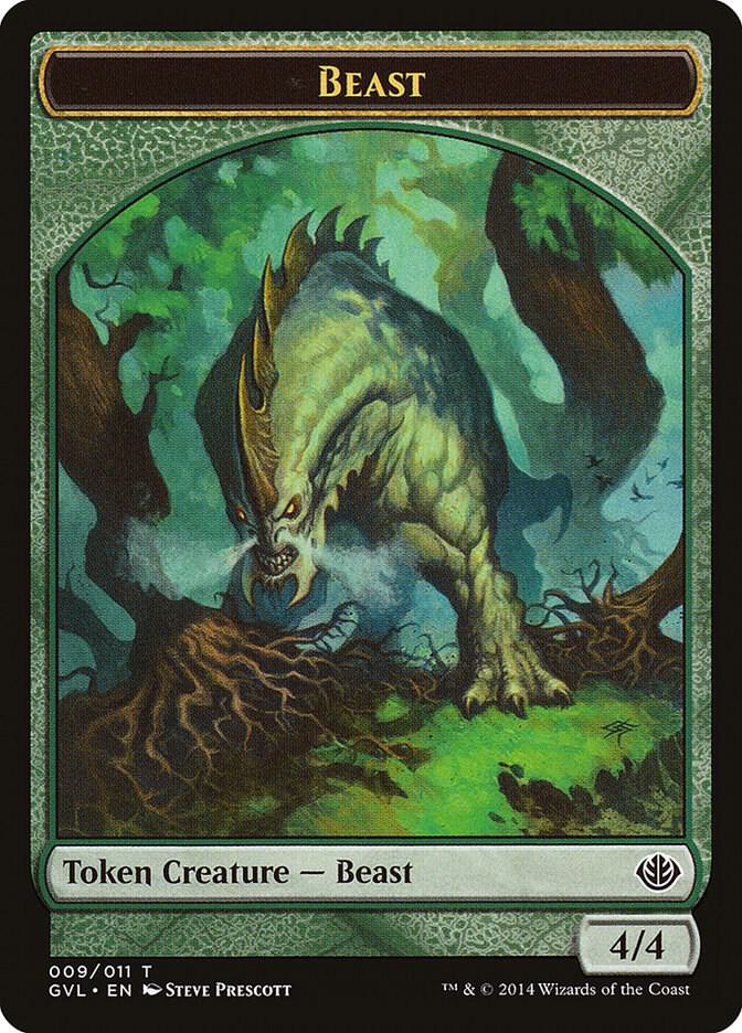 Beast Token 009 9 (Duel Decks: Anthology)  | Good Games Modbury