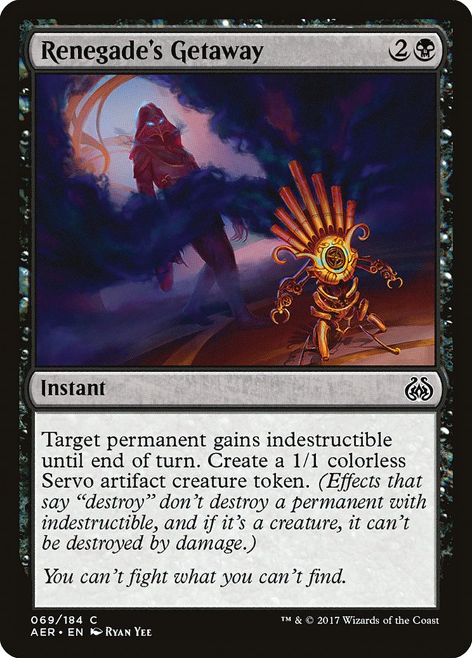 Renegade's Getaway 69/184 (Aether Revolt)  - Foil | Good Games Modbury