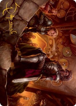 Veteran Dungeoneer Art Card Gold Stamped Signature 36 (Art Series: Adventures in the Forgotten Realms)  | Good Games Modbury