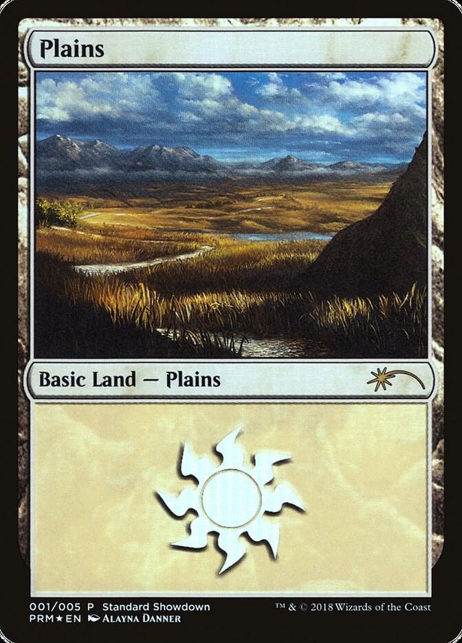 Plains 1/5 (Standard Showdown Promos)  - Foil | Good Games Modbury