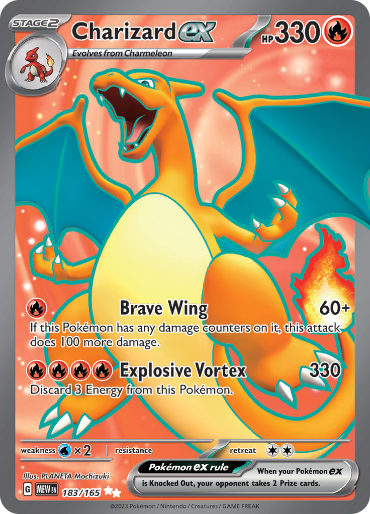 Charizard ex (183/165) [Scarlet & Violet: 151] | Good Games Modbury