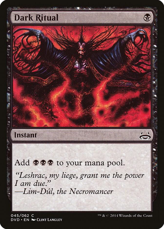 Dark Ritual 45/62 (Duel Decks: Anthology)  | Good Games Modbury
