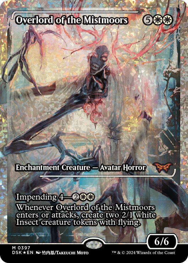 Overlord of the Mistmoors 397/286 (Duskmourn: House of Horror)  - Showcase Fracture Foil | Good Games Modbury