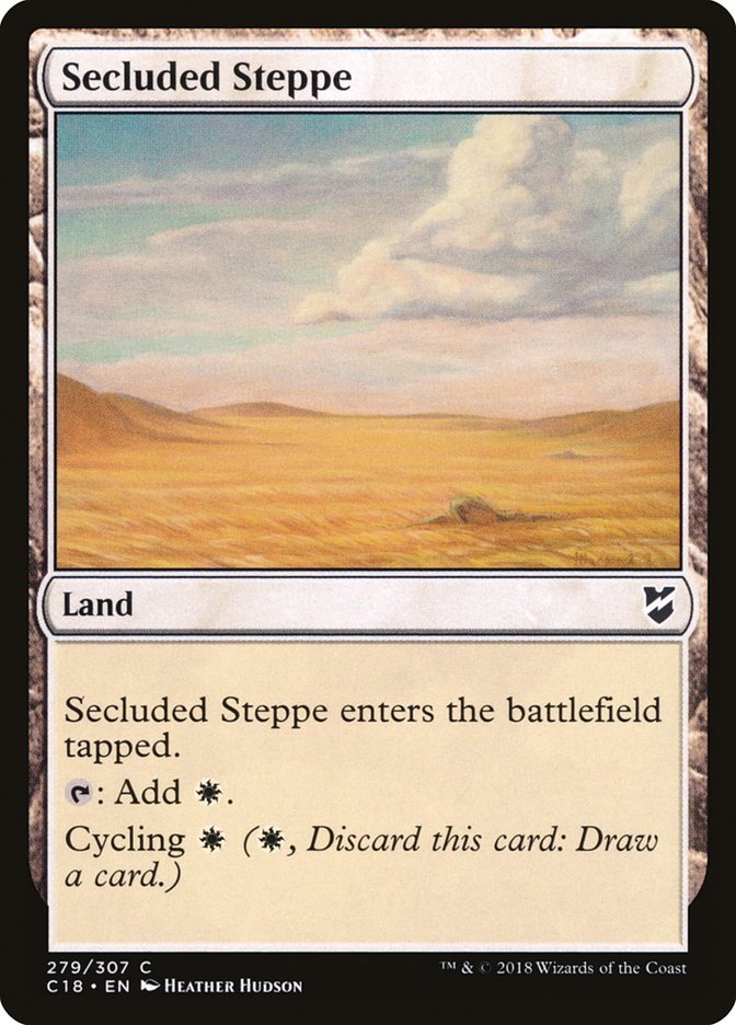 Secluded Steppe [Commander 2018] | Good Games Modbury