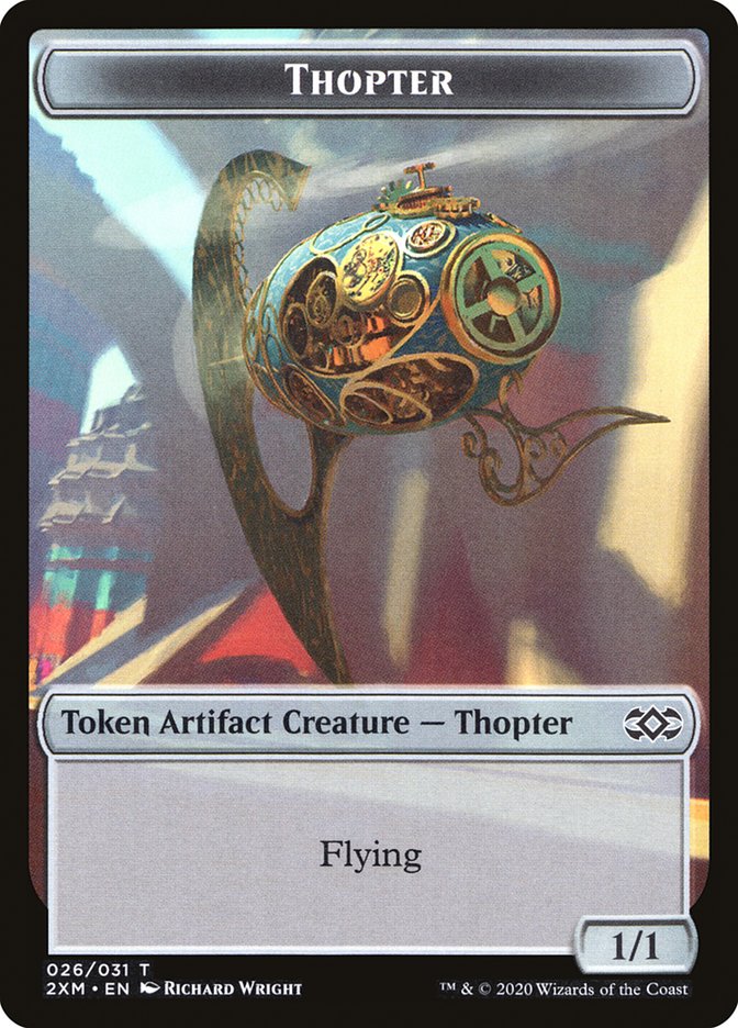 Thopter Token (026/031) [Double Masters Tokens] | Good Games Modbury