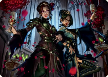 Falkenrath Celebrants 2 Art Card [Innistrad: Crimson Vow Art Series] | Good Games Modbury