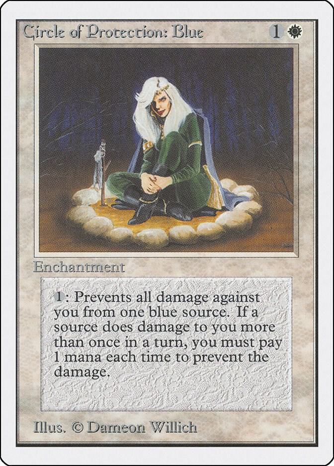 Circle of Protection: Blue 11/302 (Unlimited Edition)  | Good Games Modbury