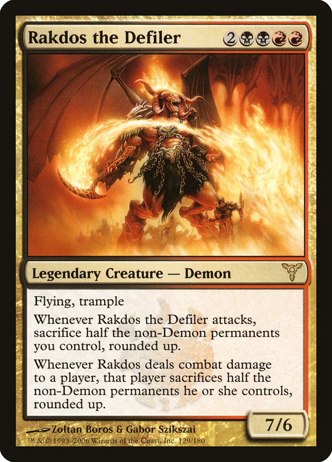 Rakdos the Defiler 129/180 (Dissension)  - Foil | Good Games Modbury
