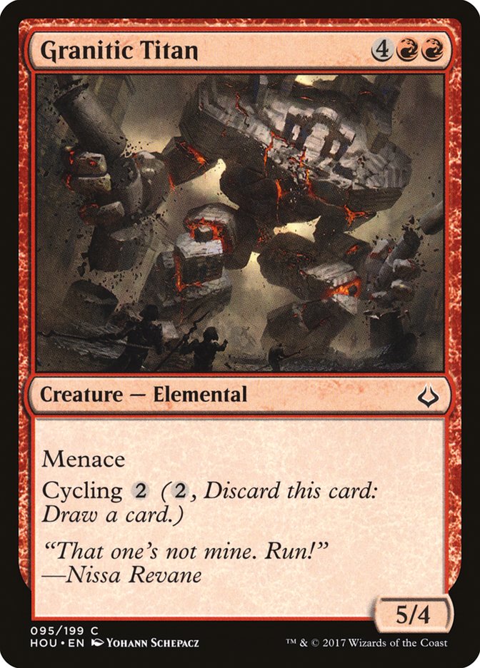 Granitic Titan 95/199 (Hour of Devastation)  - Foil | Good Games Modbury