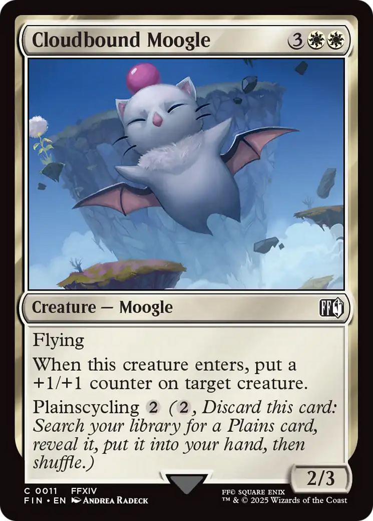 Cloudbound Moogle [FINAL FANTASY] | Good Games Modbury