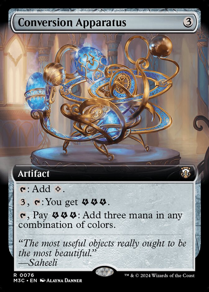 Conversion Apparatus 76/411 (Commander: Modern Horizons 3)  - Extended Art | Good Games Modbury