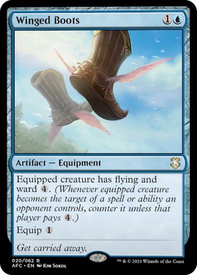 Winged Boots 20/62 (Commander: Adventures in the Forgotten Realms)  | Good Games Modbury