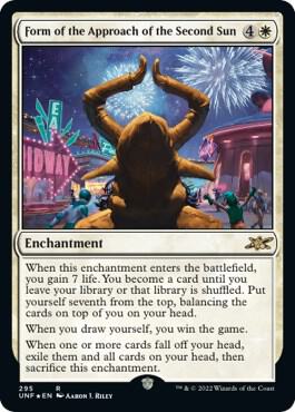 Form of the Approach of the Second Sun Galaxy Foil 295/244 (Unfinity)  - Foil | Good Games Modbury