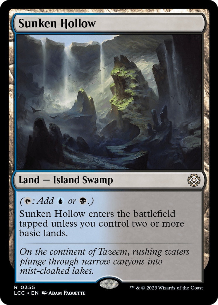 Sunken Hollow [The Lost Caverns of Ixalan Commander] | Good Games Modbury
