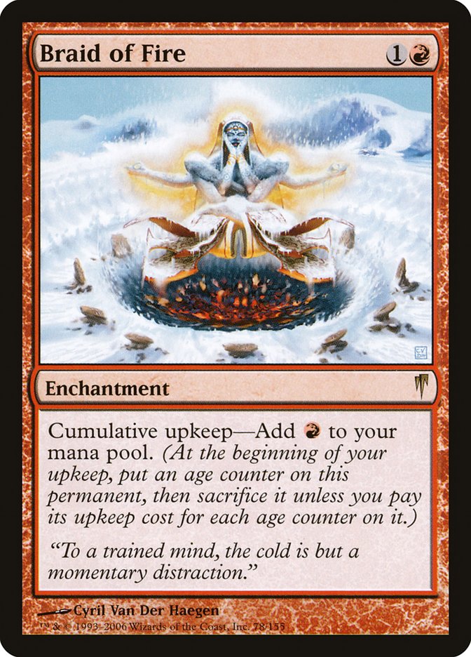 Braid of Fire 78/155 (Coldsnap)  - Foil | Good Games Modbury