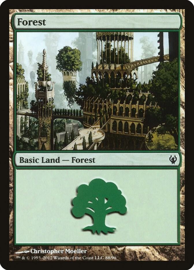 Forest 88 88/90 (Duel Decks: Izzet vs. Golgari)  | Good Games Modbury