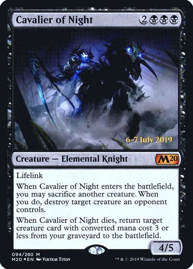 Cavalier of Night 94s/144 (Prerelease Cards)  - Foil | Good Games Modbury