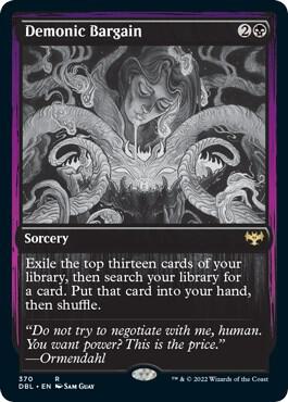 Demonic Bargain 370/534 (Innistrad: Double Feature)  | Good Games Modbury