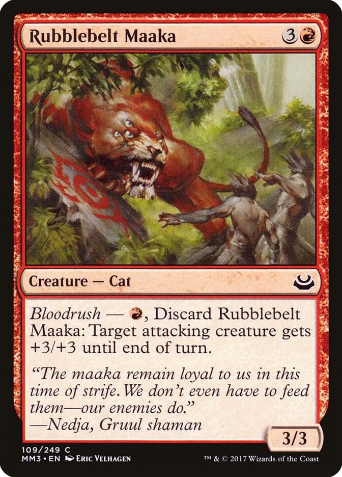 Rubblebelt Maaka 109/249 (Modern Masters 2017)  - Foil | Good Games Modbury