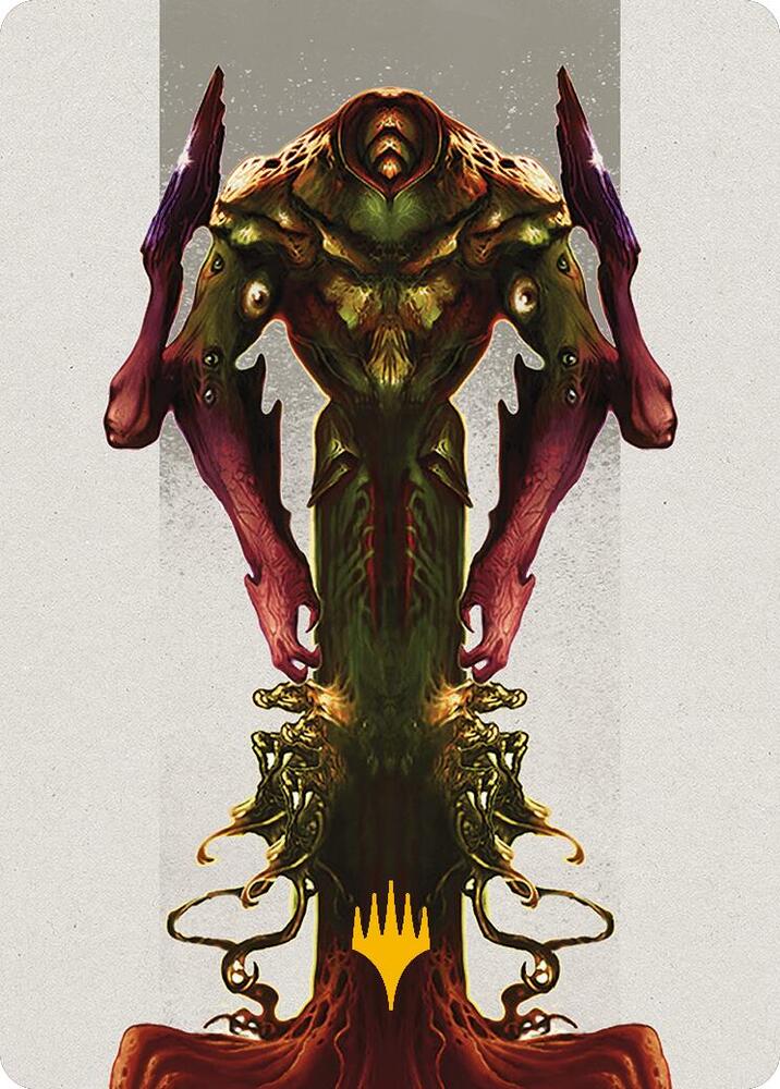 Kozilek the Broken Reality Art Card Gold Stamped Planeswalker Symbol 51 (Art Series: Modern Horizons 3)  | Good Games Modbury