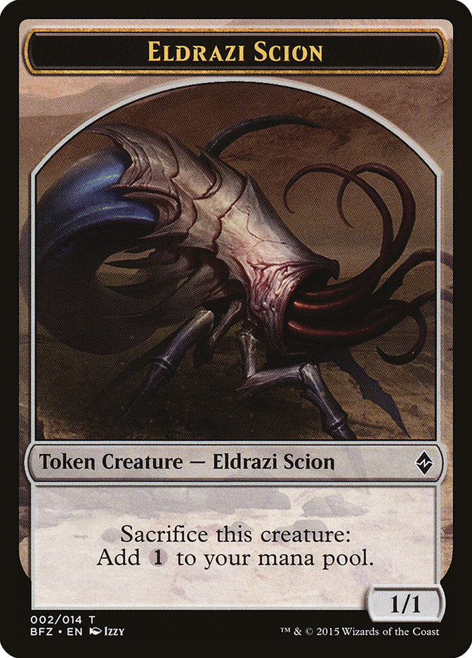 Eldrazi Scion Token (002/014) [Battle for Zendikar Tokens] | Good Games Modbury