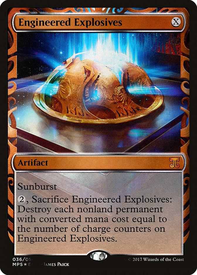 Engineered Explosives 36/54 (Masterpiece Series: Kaladesh Inventions)  - Foil | Good Games Modbury