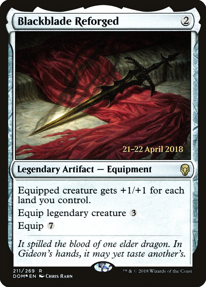 Blackblade Reforged [Dominaria Prerelease Promos] | Good Games Modbury