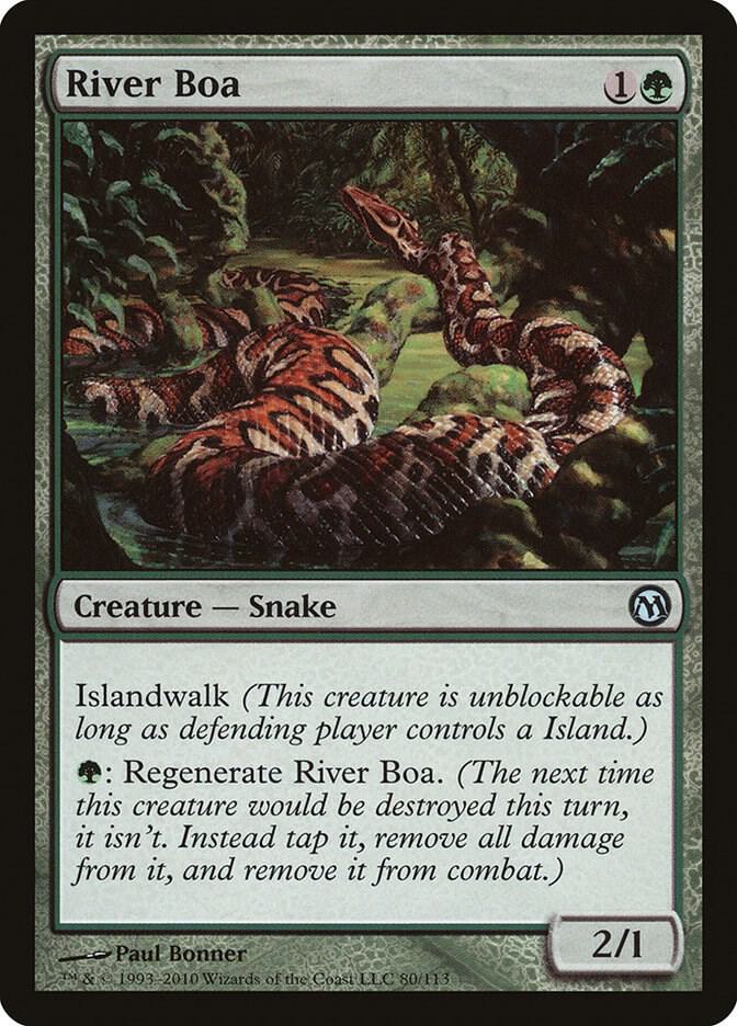 River Boa 80/113 (Duels of the Planeswalkers)  | Good Games Modbury