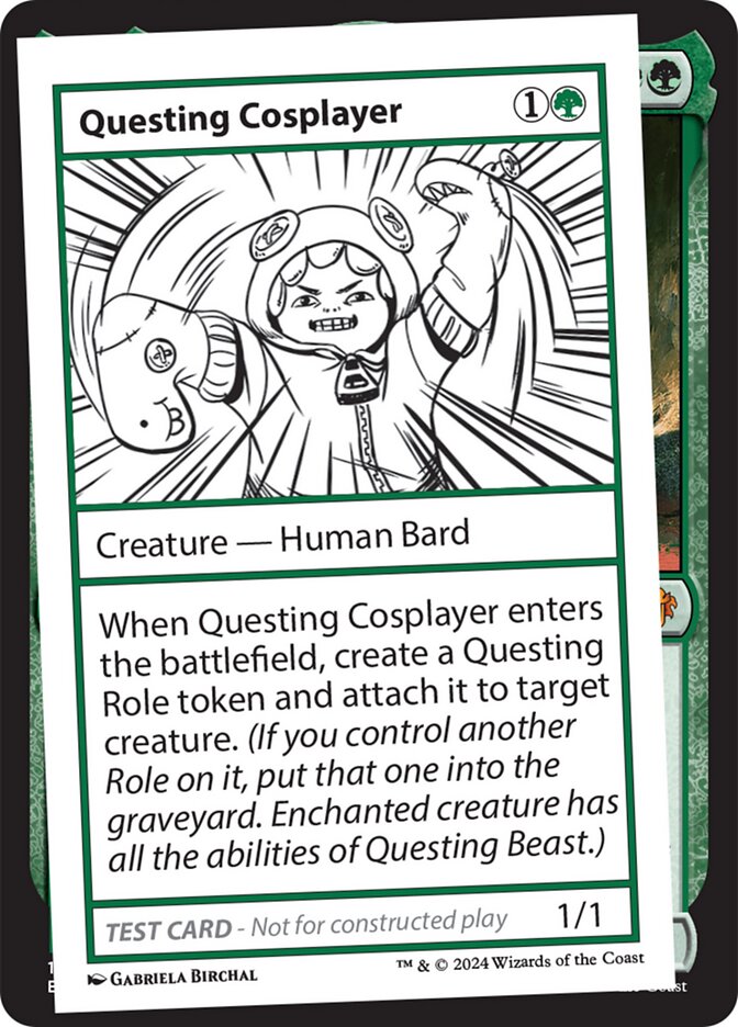 Questing Cosplayer 583/390 (Mystery Booster 2 Playtest Cards)  | Good Games Modbury