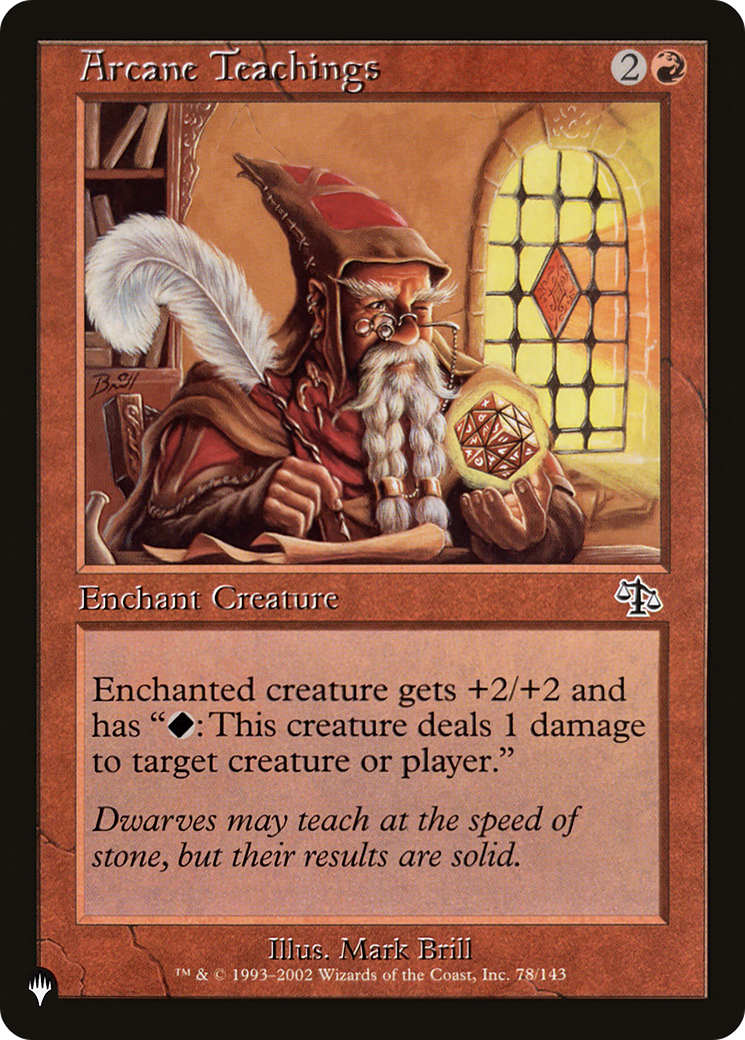 Arcane Teachings (Misprint) [The List] | Good Games Modbury