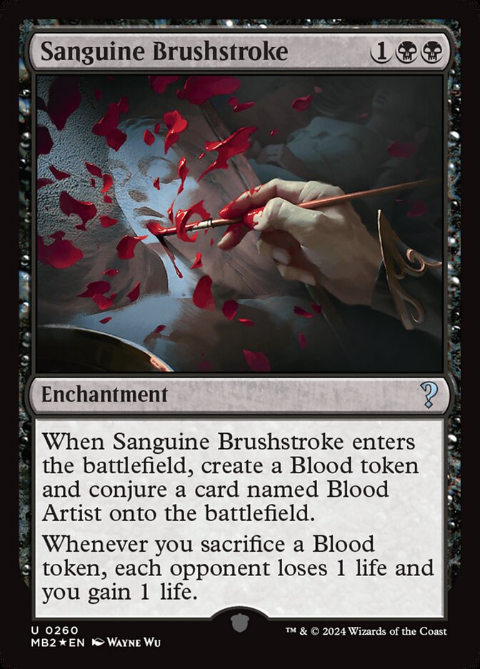 Sanguine Brushstroke 260/390 (Mystery Booster 2)  - Foil | Good Games Modbury