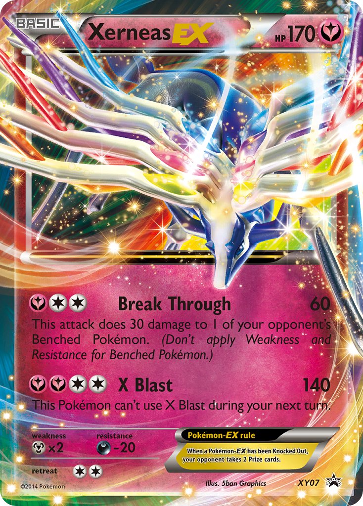 Xerneas EX (XY07) [XY: Black Star Promos] | Good Games Modbury