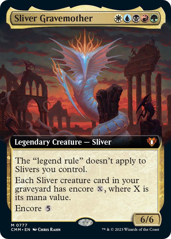 Sliver Gravemother 777/451 (Commander Masters)  - Extended Art Foil | Good Games Modbury