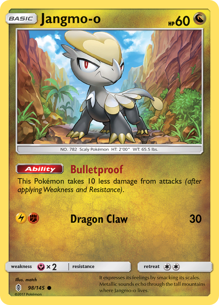 Jangmo-o (98/145) [Sun & Moon: Guardians Rising] | Good Games Modbury