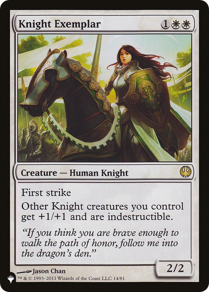 Knight Exemplar DDG-14/5075 (The List Reprints)  | Good Games Modbury
